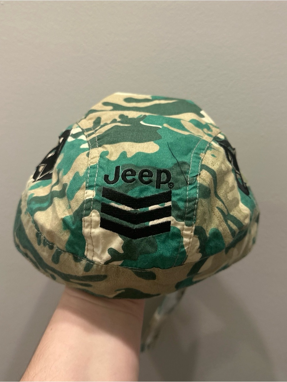JEEP CAMO Star Camouflage LINED w/Ties DO DOO RAG Bandana Skull Cap Du HAVADANNA